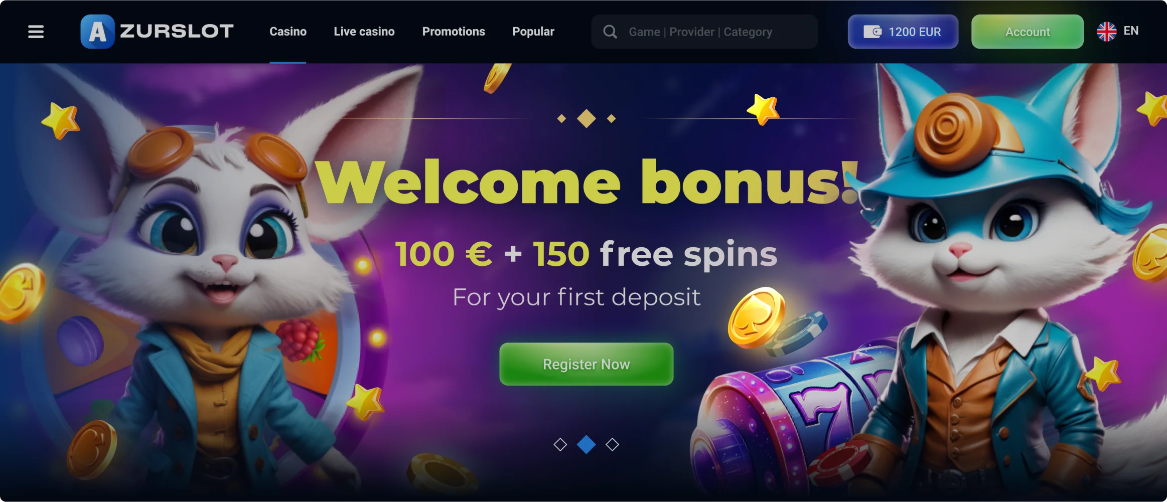 Azur Slot Website